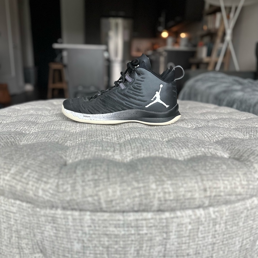 Black and White Jordans size 13. Barely worn